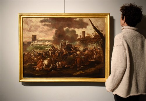 "Bataille, chrétiens contre Turcs"